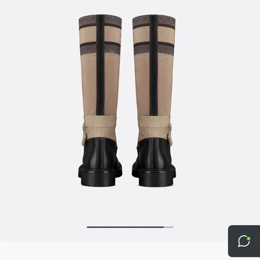 DIOR Black and Taupe D-Major Rain Boots rare - Picture 5 of 13